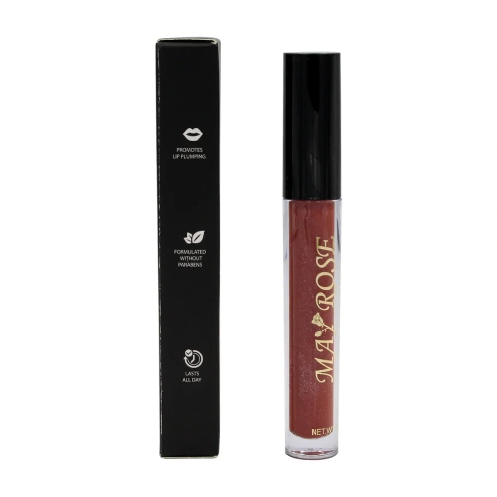May Rose Lip Gloss Glitter Long lasting - Picture 3 of 7